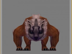low poly 3d monster - phantom 3D Модель