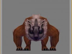 low poly 3d monster - phantom 3D Model
