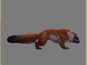 low poly 3d monster - phantom 3D Model