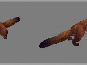 low poly 3d monster - phantom 3D Модель