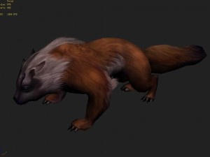 low poly 3d monster - phantom 3D Модель