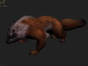 low poly 3d monster - phantom 3D Model