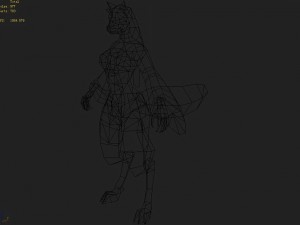 low poly 3d monster - mirage drugs Modelo 3D