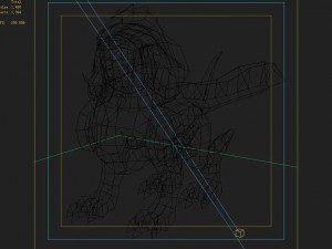 3d monster - yellow the mythical wild animal 3D Model
