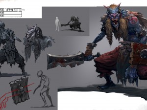 low poly 3d monster - mortal combat 3D 모델