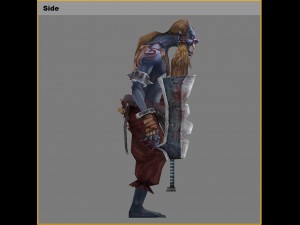 low poly 3d monster - mortal combat 3D 模型
