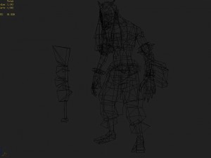low poly 3d monster - mortal combat 3D 模型