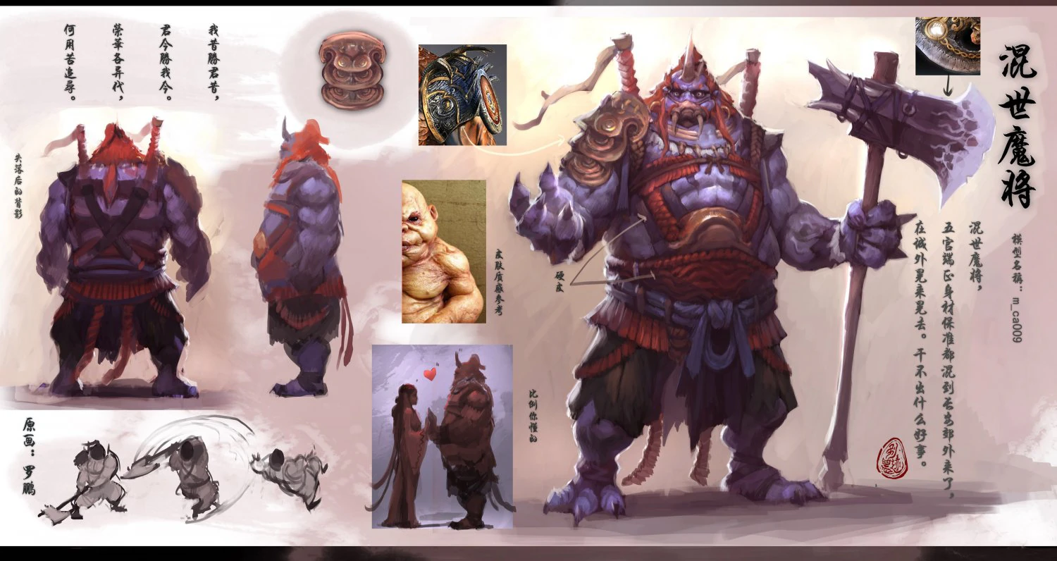 low poly 3d monster - diviner 02 3D Model .c4d .max .obj .3ds .fbx .stl .blend 
