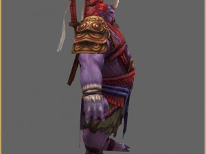 low poly 3d monster - diviner 02 3D Model