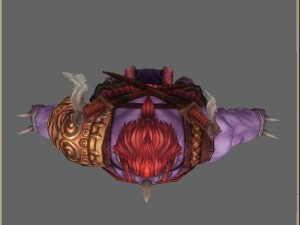 low poly 3d monster - diviner 02 3D Model