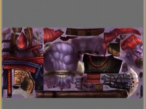 low poly 3d monster - diviner 02 3D Model