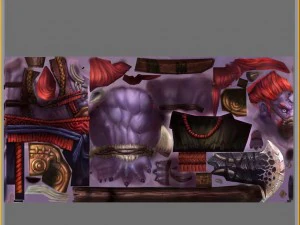 low poly 3d monster - diviner 02 3D Model