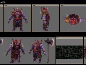 low poly 3d monster - diviner 02 3D Model