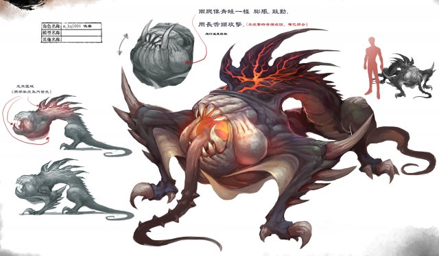 low poly 3d monster - soul beast 3Dモデル .c4d .max .obj .3ds .fbx .stl .blend 