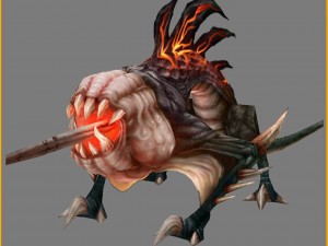 low poly 3d monster - soul beast 3Dモデル