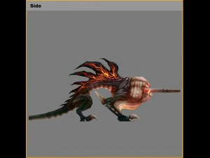 low poly 3d monster - soul beast 3D Model