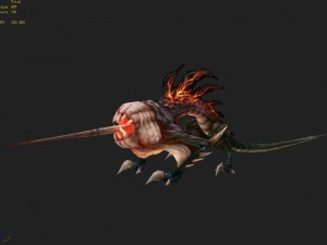 low poly 3d monster - soul beast 3Dモデル