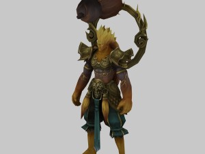 low poly 3d monster - firestar 3D Model