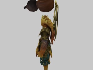 low poly 3d monster - firestar 3D Model