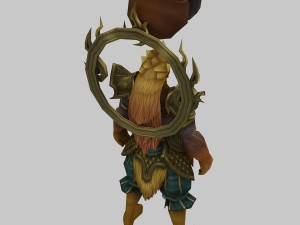 low poly 3d monster - firestar 3D Model