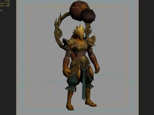 low poly 3d monster - firestar 3D Model