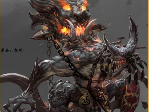 low poly 3d monster - demon from the fire 3D Model