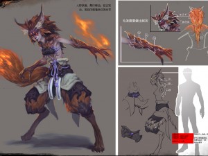 low poly 3d monster - flamed monster 3D 모델