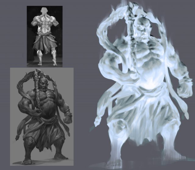low poly 3d monster - indigo illusion Modèle 3D .c4d .max .obj .3ds .fbx .stl .blend 