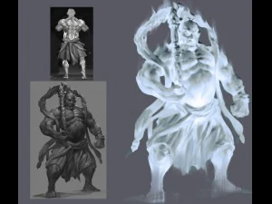 Low-Poly-3D-Monster - Indigo-Illusion 3D Modell