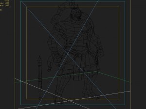 low poly 3d monster - indigo illusion Modèle 3D