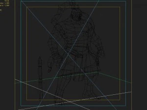 low poly 3d monster - indigo illusion 3D Model