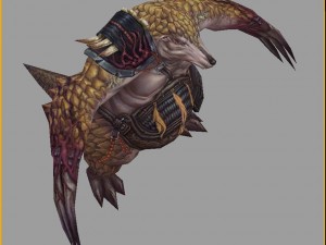 low poly 3d monster - spiked pangolin 3D Model