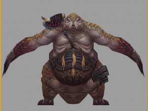 low poly 3d monster - spiked pangolin 3D Model