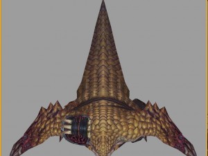 low poly 3d monster - spiked pangolin 3D Model