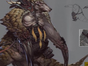 low poly 3d monster - spiked pangolin 3D Model