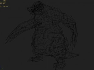 low poly 3d monster - spiked pangolin 3D Model