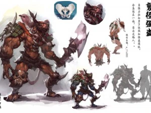 低ポリ 3D モンスター - 切り抜き強盗 3Dモデル