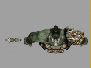 low poly 3d monster - king of gold 3D Model