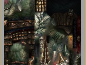 low poly 3d monster - king of gold 3D Модель