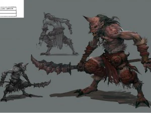 Monstruo 3d de baja poli - rinoceronte dorado Modelo 3D