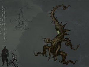 low poly 3d monster - thorns goblin 3D Model