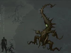 low poly 3d monster - thorns goblin 3D Model