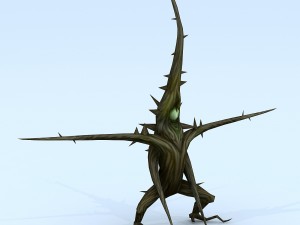 low poly 3d monster - thorns goblin 3D Model