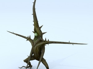 low poly 3d monster - thorns goblin 3D Model
