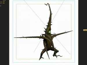 low poly 3d monster - thorns goblin 3D Model