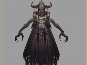 low poly 3d monster - shadow stone shadow 3D Model