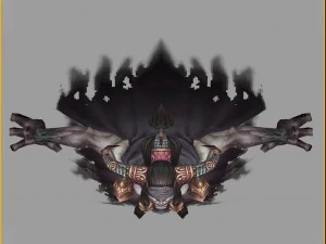 low poly 3d monster - shadow stone shadow 3D Model