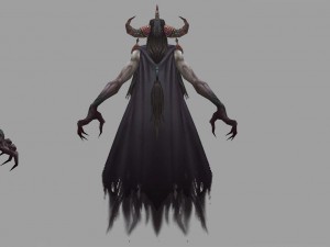 low poly 3d monster - shadow stone shadow Modelo 3D