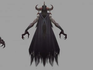low poly 3d monster - shadow stone shadow 3D Model