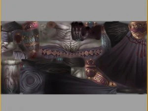 low poly 3d monster - shadow stone shadow 3D Model